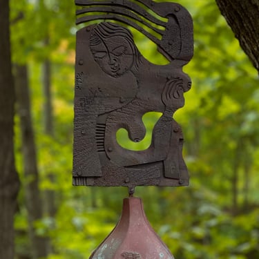 Paolo Soleri | Cosanti Originals | Custom Bronze Bell and Sculpted Plaque 