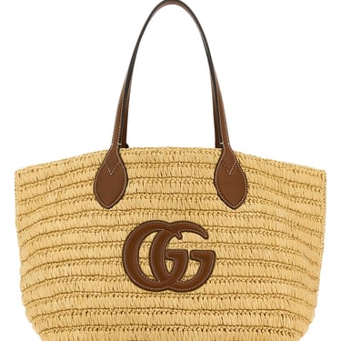 Gucci Women Rafia Shopping Bag
