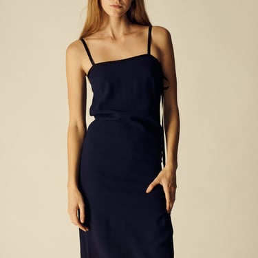 Ysl Ink Blue Dress