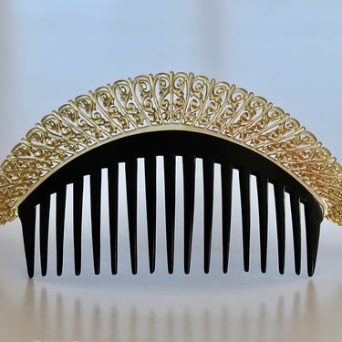 AUGUSTE BONAZ Large Art Deco Two Tone Hair | Comb Again