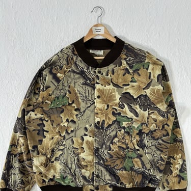 Vintage AOP Camo Button Up Jacket Sz. XL