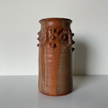 Mid-Century Sculptural Organic Art Studio Pottery Vase 