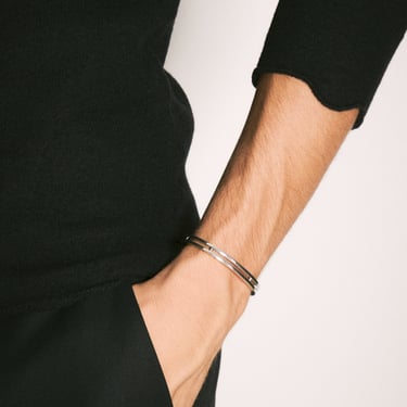 Saint Laurent Men Stacked Cuff