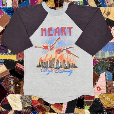 Heart 1982 City's Burning Tee