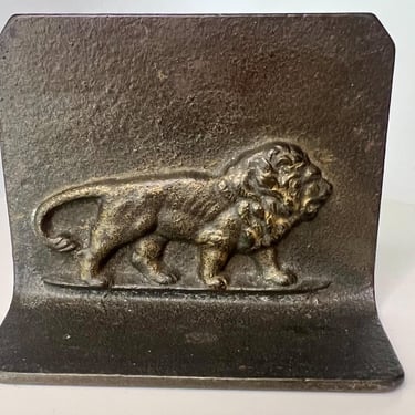 1920s Art Deco Lion  Bookends 