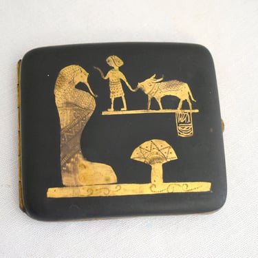 1920s Egyptian Revival Cigarette Case 