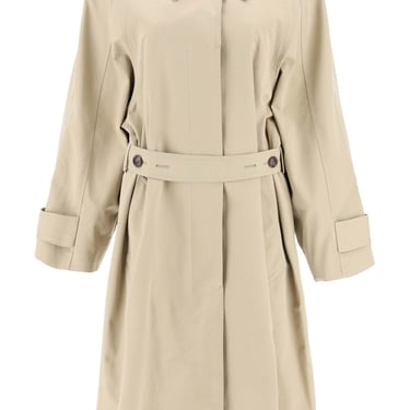 Low classic 'new armhole' belted trench coat