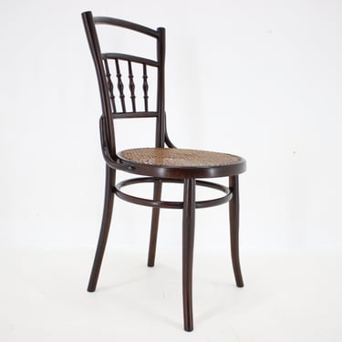 1930s Bentwood beech Chair with Pedig Seat, Austria / Vintage Chair / Mid-century / Brown Colour / 