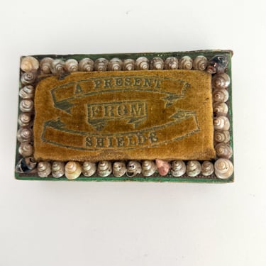 Antique Seashell Art Box 