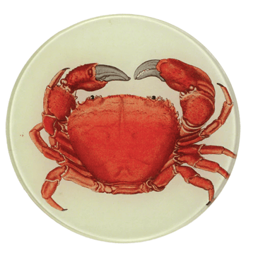 John Derian | Red Crab 5 3/4 Round Plate