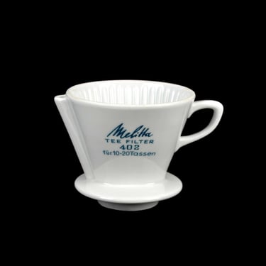 Melitta tea filter 402 for 10-20 cups tea filter 50s 60s mid century vintage coffee kitchen country house teapot fast 