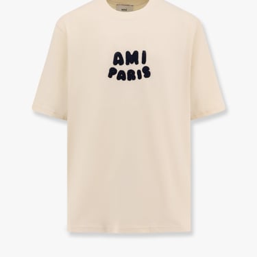 Ami Paris Men Ami Paris Yellow T-Shirts