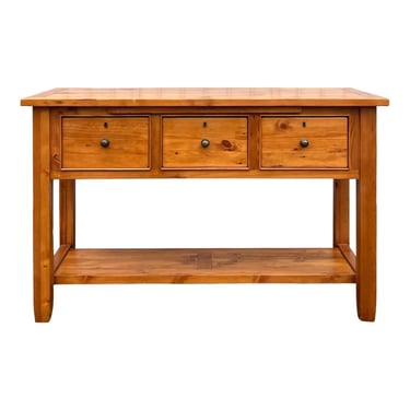 Pottery Barn Farmhouse Pine Console / Sideboard 