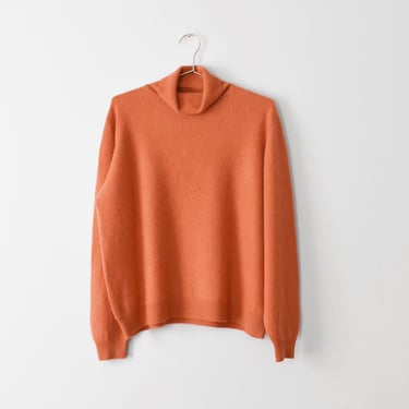 vintage cashmere turtleneck sweater, size XL 
