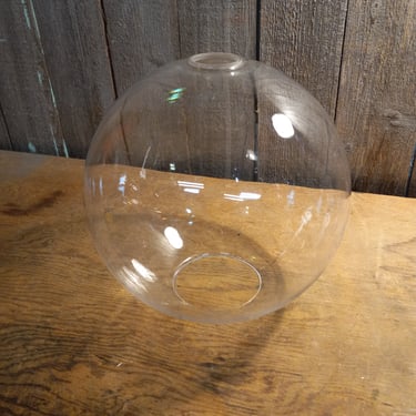 Clear Glass Globe Shade for Pendant Light, 10.5 inch diameter