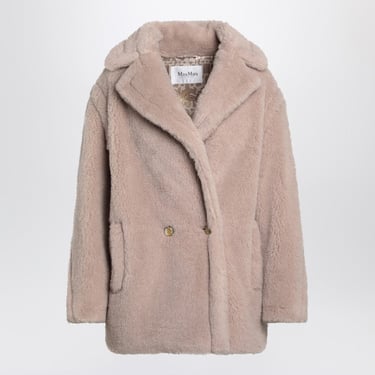 Max Mara Teddy Bear Icon Coat Short Sand In Alpaca And Wool Women