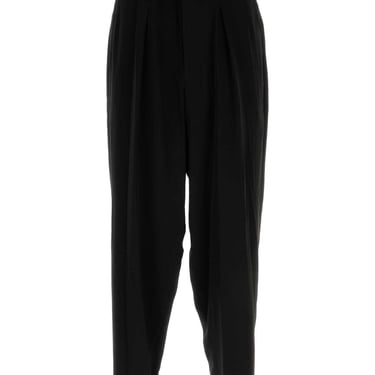 Yohji Yamamoto Men Black Triacetate Blend Pant