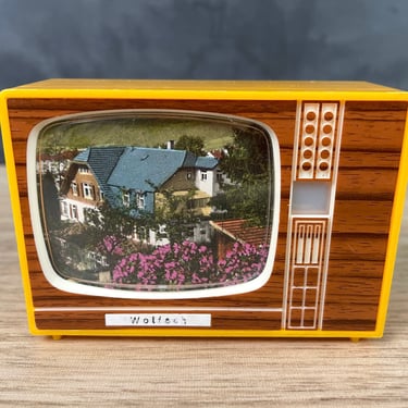 Wolfach, Germany souvenir plastic TV - click through slides 