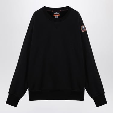 Parajumpers Black Cotton Crewneck Sweatshirt Men