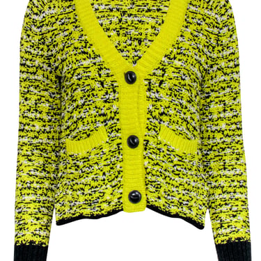 Rag & Bone - Yellow & Black Blend Button Front Cardigan Sz XS
