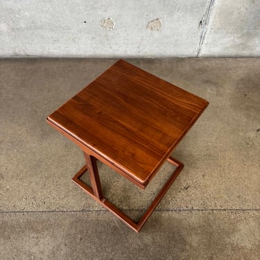 Modern Walnut Side Table