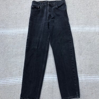 1990s Levi’s 550 Black Jeans 28 