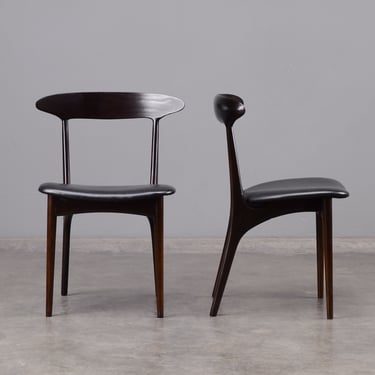 Pair of Kurt Østervig Dining Chairs Mid Century Danish Modern 