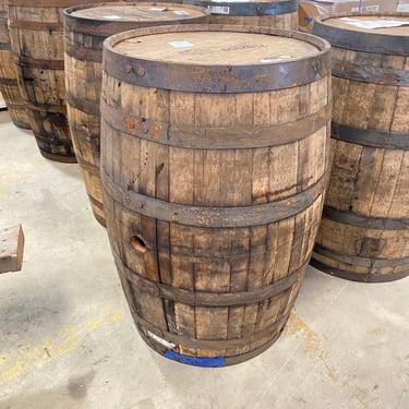 Used Oak Wooden Whiskey Barrel (Multiple Available)