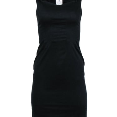 Dolce &amp; Gabbana - Black Sleeveless Wide Neck Dress Sz 2