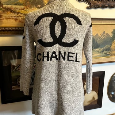 Vintage 90s / Y2 Bootleg Chanel Cardigan 