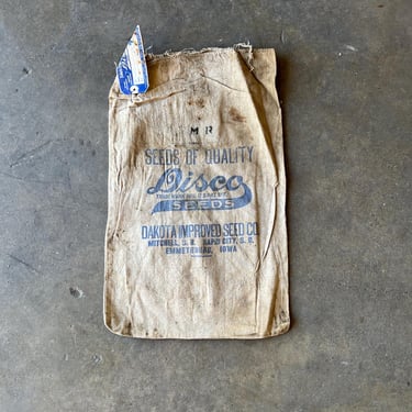 George Disco Seeds Feed Sack Mitchell, SD 