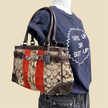 Vintage Coach Gallery Signature Zip Tote Retro 2000s | Retrospect