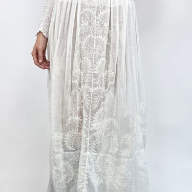 Float On Edwardian White Lace Skirt