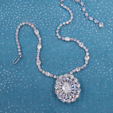 Mid-century Dior Rhinestone Necklace by Kramer