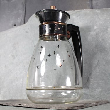 Vintage Silex Coffee Carafe | 48 Ounce Coffee Carafe with Lid | Mid-Century Coffee Serving | Bixley Shop 