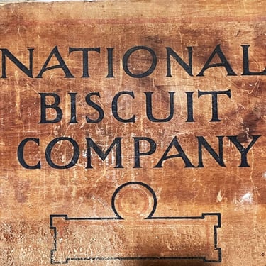 National Biscuit Company Wooden Crate