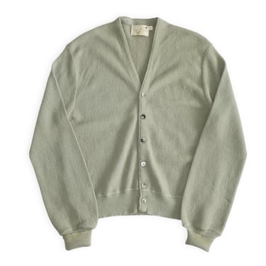 vintage mohair sweater / fuzzy sweater / 1960s Jantzen sage