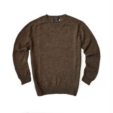 BROWN CREWNECK SWEATER