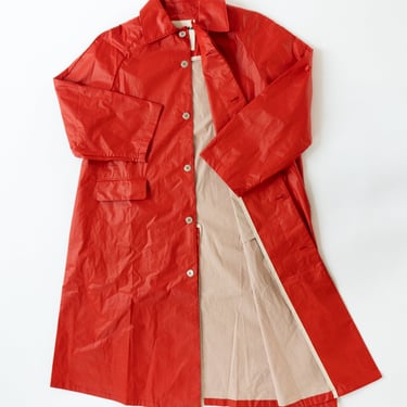 Trench Coat in Red