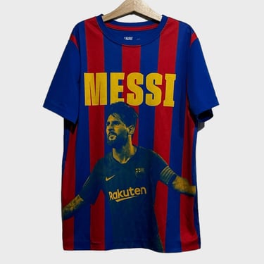 Lionel Messi FC Barcelona Photo Jersey Youth L