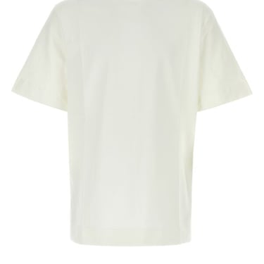 Jil Sander Men White Stretch Cotton Oversize T-Shirt