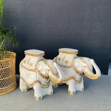 Elephant Side Tables or Plant Stands