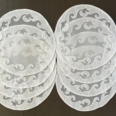Coasters Madeira 8 organdy gift quality 