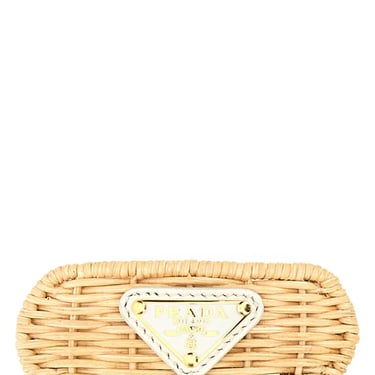 Prada Women Wicker Hair Clip