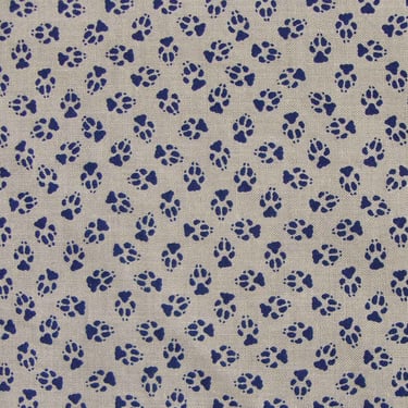 Vintage Paw Print Fabric Cranston Collections 1 Yard 