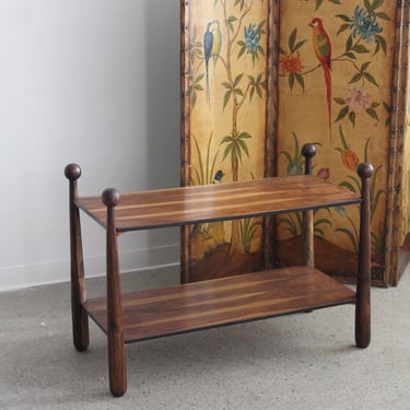 Turned Wood &quot;Quilles&quot; Console