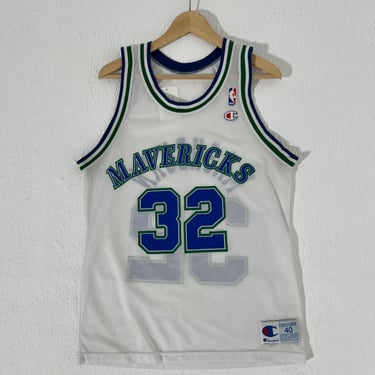 Dallas Mavericks Champion Mashburn Jersey Sz. 40