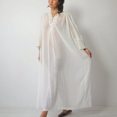 1970's Christian Dior Lace Nightgown