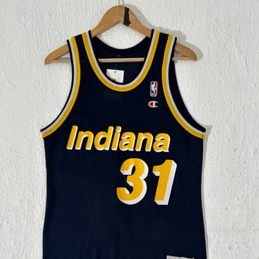 Vintage Champion Reggie Miller Indiana Pacers Jersey Men's Size M