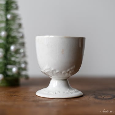 Antique Ironstone Egg Cup 